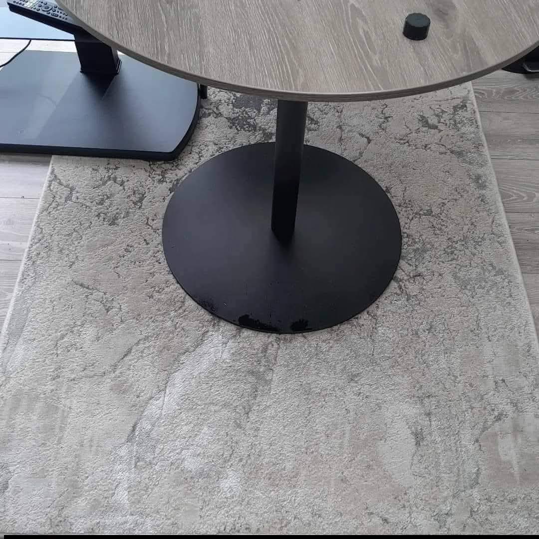 Carpet stain removed after cleaning