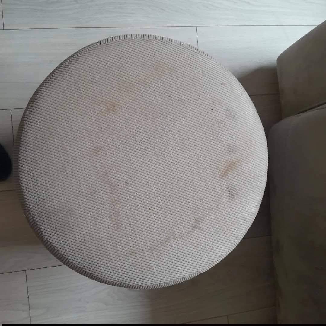 Foot stool before cleaning
