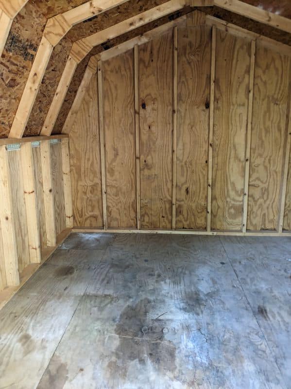 Garden shed cleaned and organised