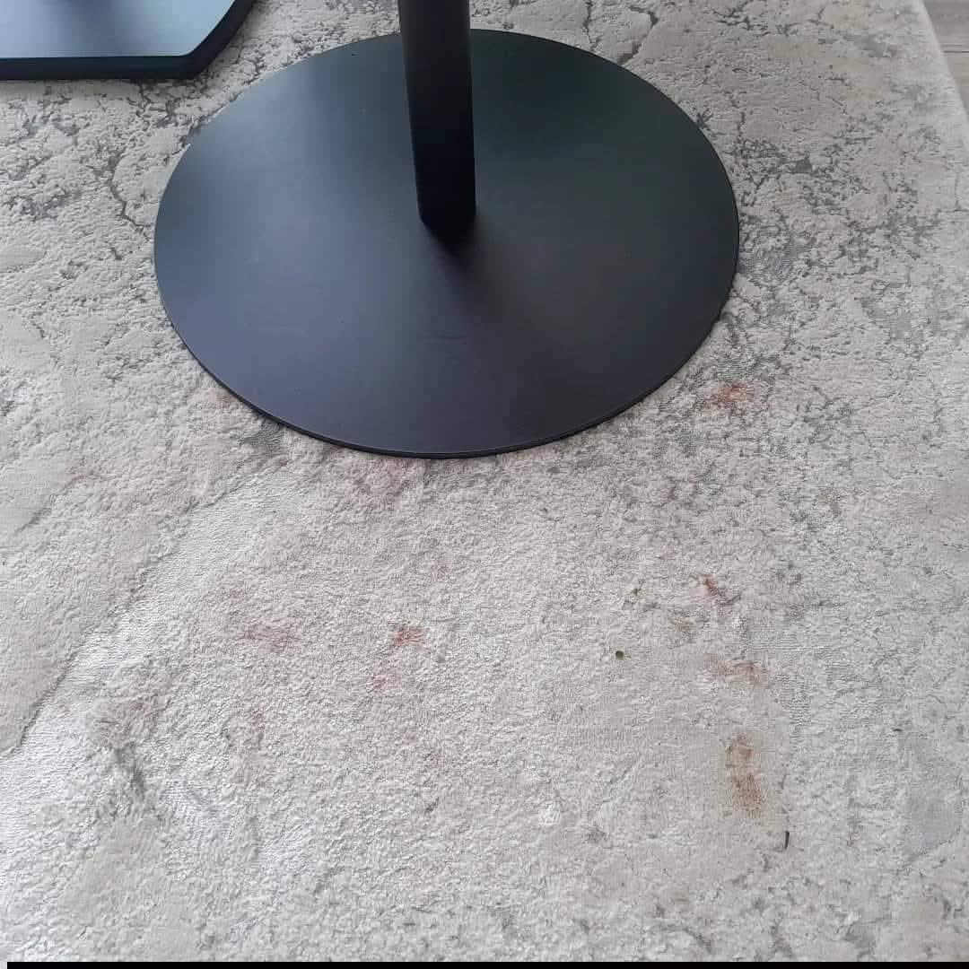 Carpet stain before cleaning