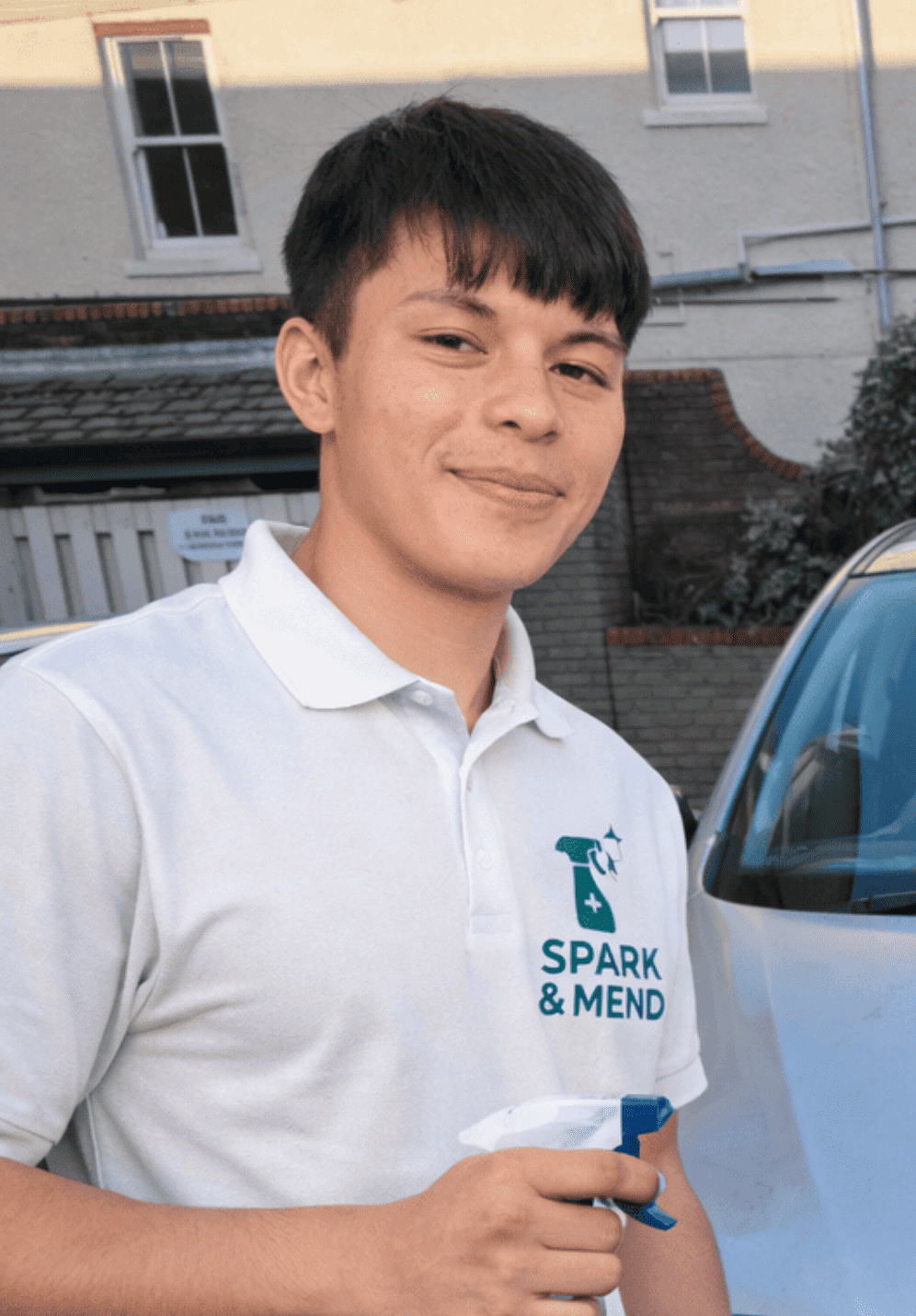 Spark & Mend cleaning detail