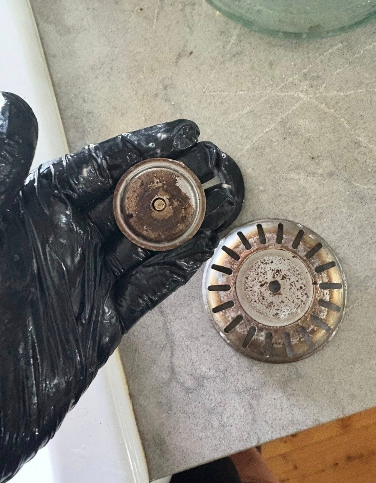 Kitchen sink after a regular clean